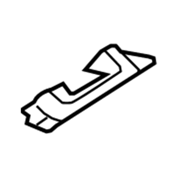 BMW 51-16-3-411-885 Bracket, Front Left Grab Handle