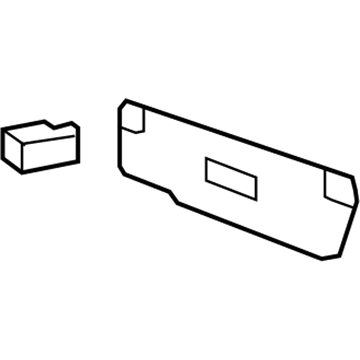 Acura 84690-STX-A01ZB Holder, Tool (Premium Black)