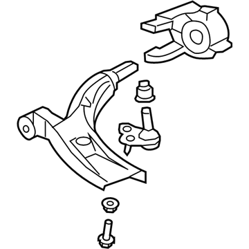 Honda 51350-SWA-A01 Arm Assembly, Right Front (Lower)