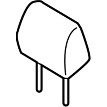 Hyundai 88700-0W600-MKR Headrest Assembly-Front Seat