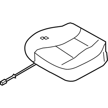 Kia 881013E610KW2 Cushion Assembly-Front Seat