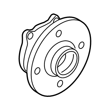 BMW 33-40-6-891-921 WHEEL HUB WITH BEARING