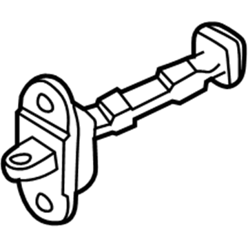 Honda 72880-S01-A01 Checker, Left Rear Door