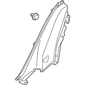 Hyundai 85895-F2000-TRY Trim Assembly-Rear Wheel House RH