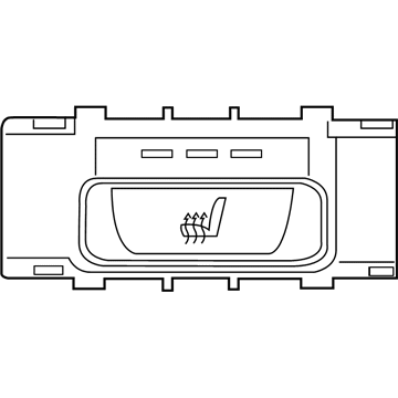 BMW 61-31-9-384-805 Switch, Seat Heating, Left Rear