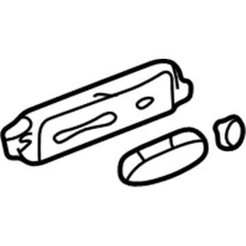 Acura 35955-S0X-A51ZJ Switch Assembly, Driver Side Power Seat (Moon Lake Gray)