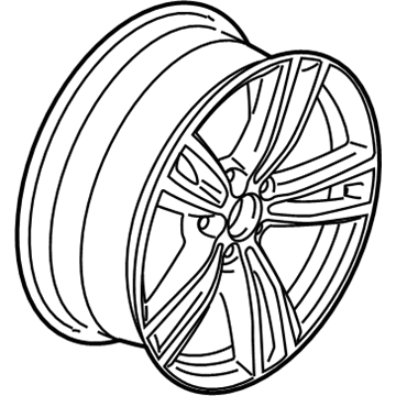 BMW 36-11-7-846-781 Light Alloy Rim Ferricgrey