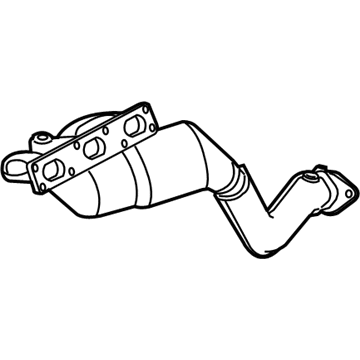 BMW 18-40-7-523-903 Exchange. Exhaust Manifold With Catalyst