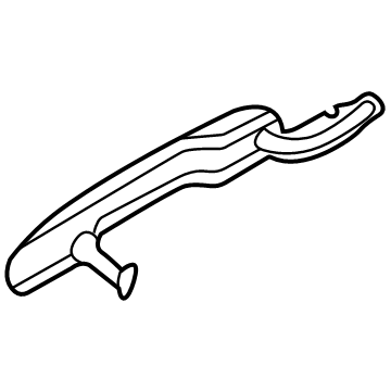 Ford LB5Z-7826605-FA Handle, Outside