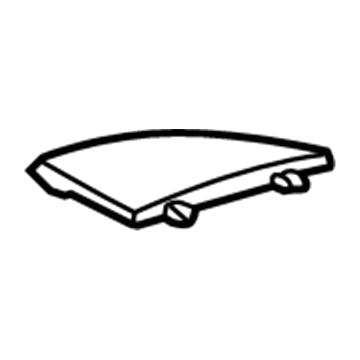 Lexus 64715-0E010-A0 Cover, Deck Side Trim, LH