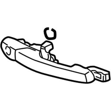 Honda 74810-S9A-J11YB Handle Assy., Tailgate *B536P* (ROYAL BLUE PEARL)