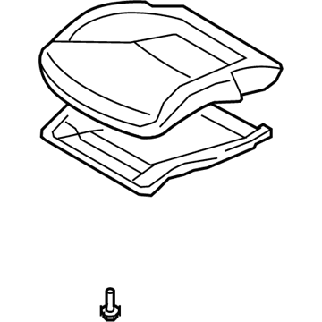 Nissan 87300-64B7C Cushion Assembly - Front Seat