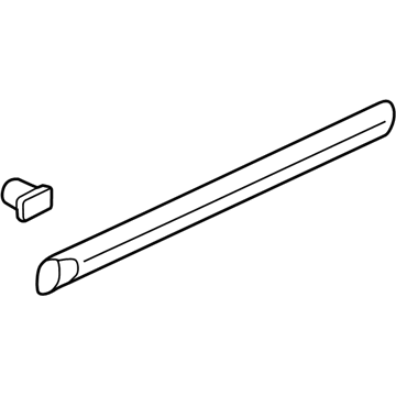 Honda 75303-S04-A11ZM Protector, R. RR. Door *BG41P* (ICED TEAL PEARL)