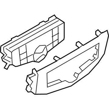 Nissan 27500-5R01A Controller Assy-Air Conditiner