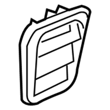 Hyundai 97510-17300 Grille Assembly-Air Extractor, LH