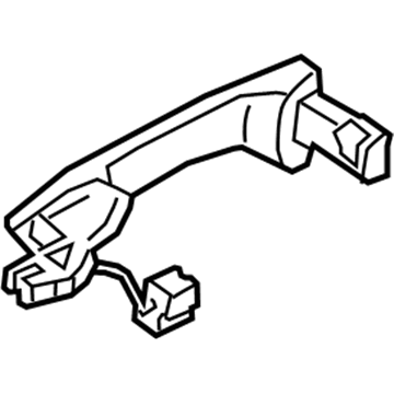 Acura 72141-TZ3-A71ZR Handle Complete (Platinum White Pearl)