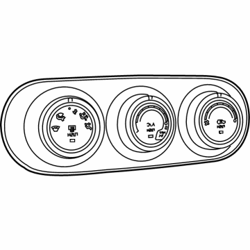 Mopar 6VN73LXHAA Air Conditioner And Heater Control