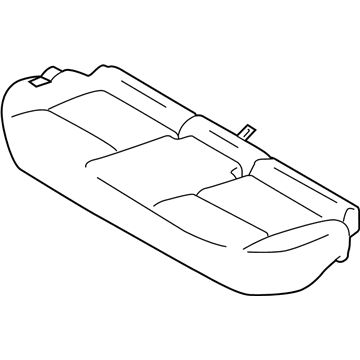 Nissan 88300-4DP0B Cushion Assy-Rear Seat