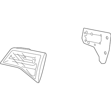 Acura 34156-STX-A02 Lamp Unit, L Lid