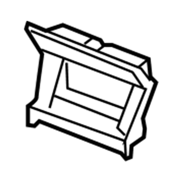 Honda 77251-S2A-A02ZA Panel, Radio *NH167L* (GRAPHITE BLACK)