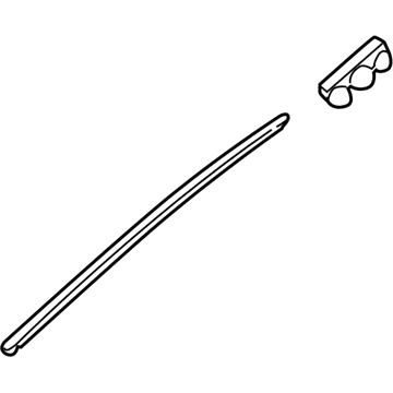 Honda 73152-SHJ-A02 Garnish Assy., R. FR. Windshield Side