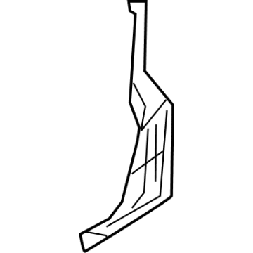 Nissan G8117-5RLAA Extension-Fender, Rear LH