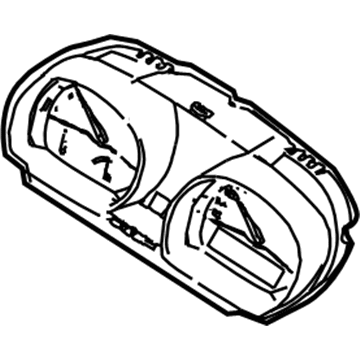 BMW 62-10-9-168-174 Instrument Cluster Speedometer
