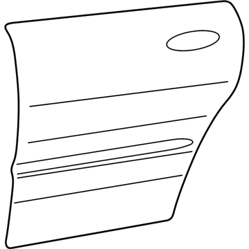 Hyundai 77111-38100 Panel-Rear Door Outer, LH