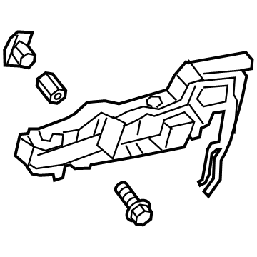 Toyota 69204-0E110 Handle Base