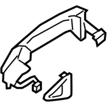 Ford 8A6Z-5822404-A Handle, Outside
