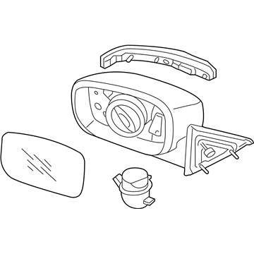 Hyundai 87620-3N300 Mirror Assembly-Outside Rear View, RH