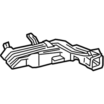 Toyota 55086-F4010 Outlet Duct