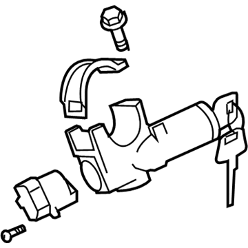 Nissan D8700-EL60A Lock Set-Steering