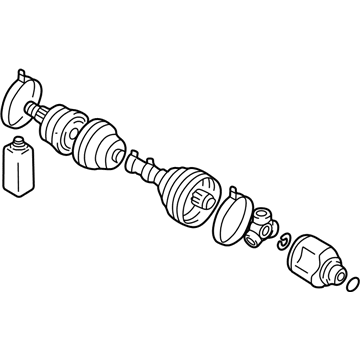 Mopar MR196209 Front Drive-Cv Shaft Axle Assembly