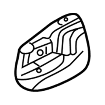 Nissan 80671-4Z301 Rear Door Inside Handle Assembly Left