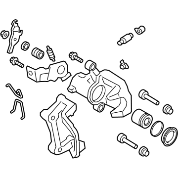 Kia 58310J3A40 Rear Brake Caliper Kit