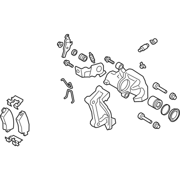 Kia 58230M6600 BRAKE ASSY-RR WHEEL