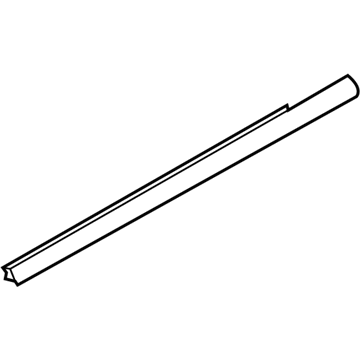 BMW 51-33-7-119-981 Channel Cover, Exterior, Door, Front Left