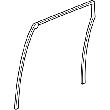 Acura 72735-TYA-A01 Runchannel, Right Rear door