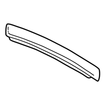 GM 21995395 Applique Asm-Rear Side Door Window Frame Front