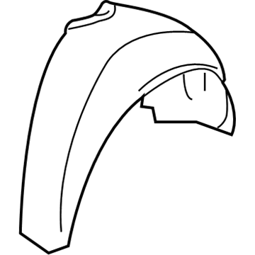 BMW 51-71-7-136-681 Cover, Wheel Housing, Rear Left