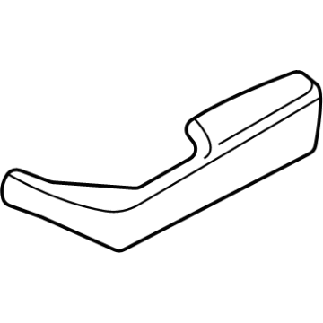 Acura 83553-TYA-A11ZE Armrest Driver Side (Light Jewel Gray)