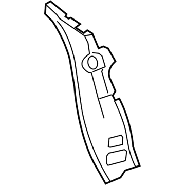 Nissan 77644-JM00A Reinforce Assy-Back Pillar, RH