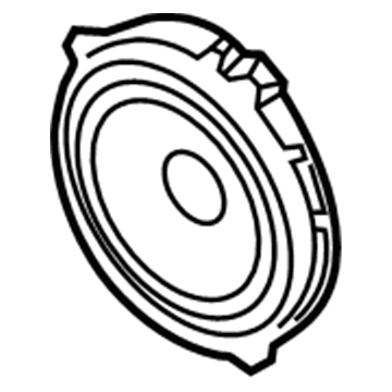 BMW 65-13-8-715-685 MIDRANGE SPEAKER, STEREO