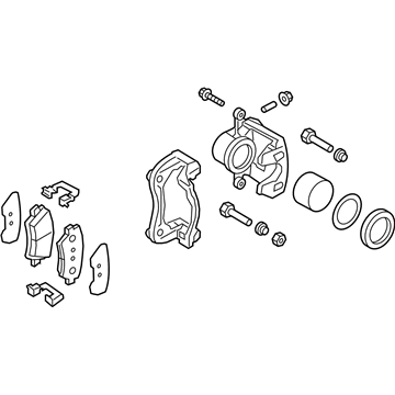 Hyundai 58110-A5030 Brake Assembly-Front, LH