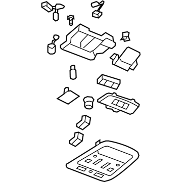GM 20996520 Dome Lamp Assembly