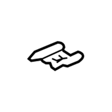 Kia 854852G000 Bracket-Rear SUNSHADE RETAINER