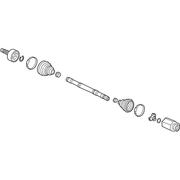 Honda 44306-TRV-A01 Shaft Assembly, L Drive