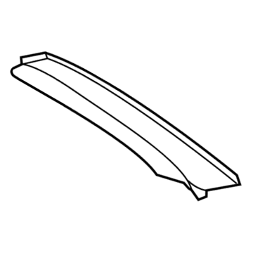 Acura 84184-TY2-A01ZA Lid, Left Rear Pillar Garnish (Max Ivory)