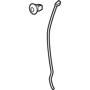 Lexus 67895-60040 WEATHERSTRIP, Rear Door